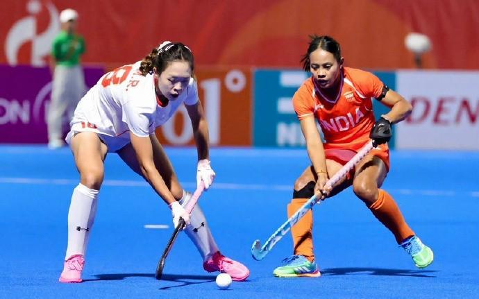中国女曲0-1印度获亚运银牌，无缘直通洛杉矶奥运